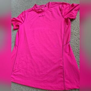 🌈CRAFT Made in Turkey Neon Pink Short Sleeve Athletic Top
